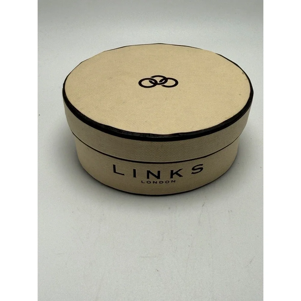 Links Of London New Battery Travel Alarm Mini Desk Clock‎ 40MM Black Dial